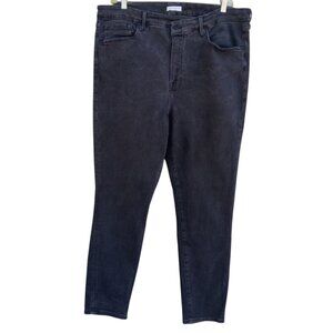 Good American Charcoal Denim Jeans sz 18/20